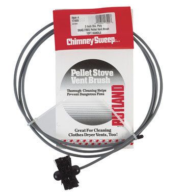 Rutland Pellet Stove Chimney Brush 3 Dia 10 Long