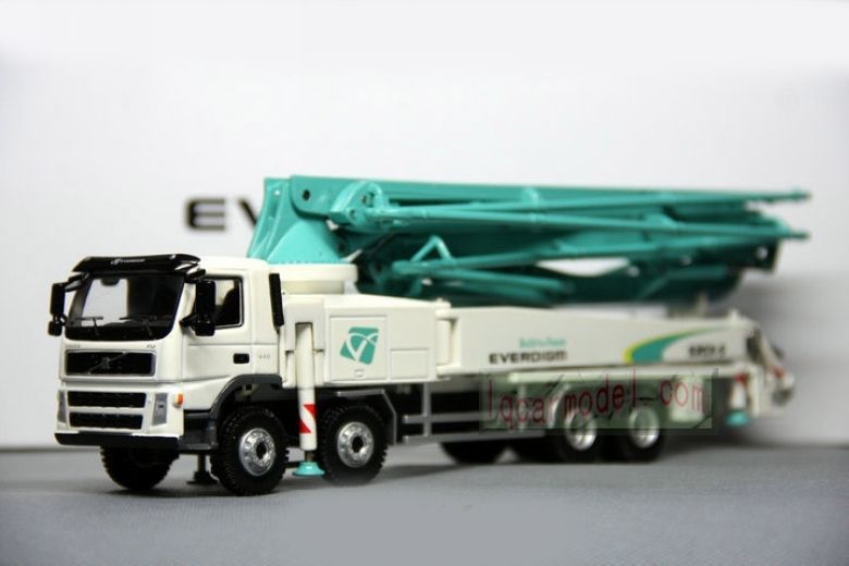 EVERDIGM 1/50 Volvo Concrete Pump Truck ECP52CX 52CX 5 Die Cast