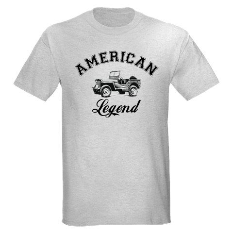  Legend Willys Willys Jeep MB WWII Vintage Classic Army T Shirt