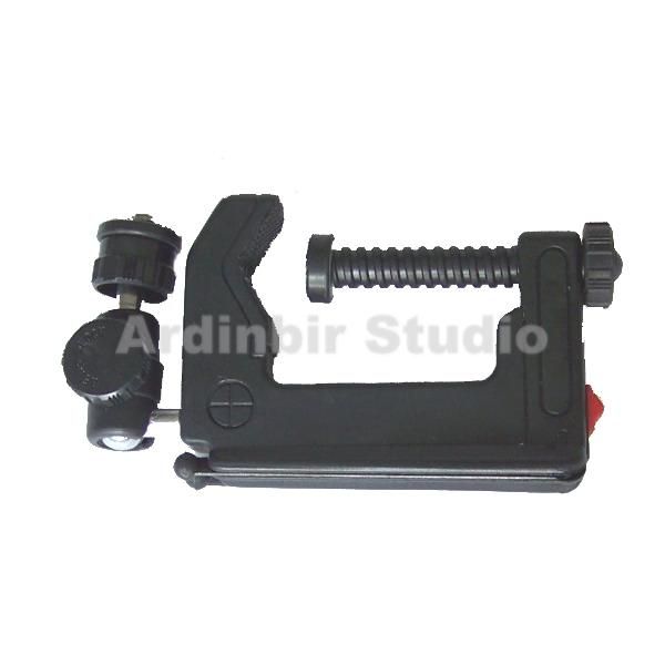 Portable C Clamp Mini Table Tripod for Compact Camera