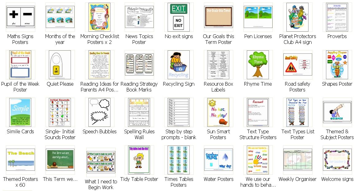 of Our Clever Classroom Organisation CDs 166 Files