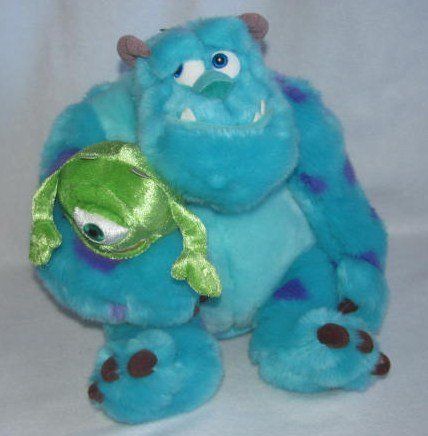 13 Disneyland Monsters Inc Disney World Sulley Mike Plush Stuffed Toy