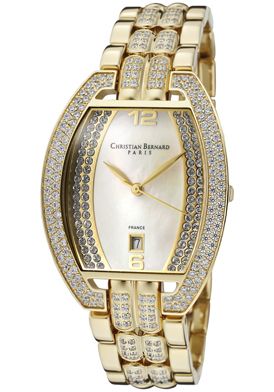 Christian Bernard Watch MT569ZZWQ Mens Daylight Cubic Zirconia White