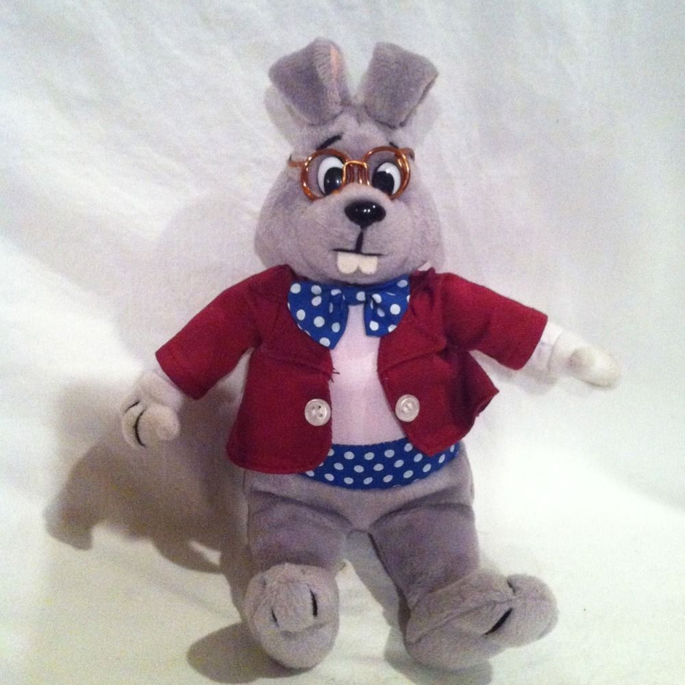 Mayor Clayton Beanie Bunny with Wire Glasses 10