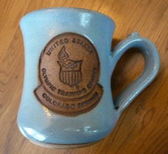  Clay Pen Mug United States Olympic Training Center Colorado Springs