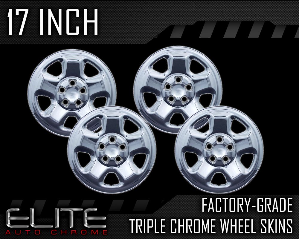  wheels your factory wheels must be an exact match to the chrome wheel