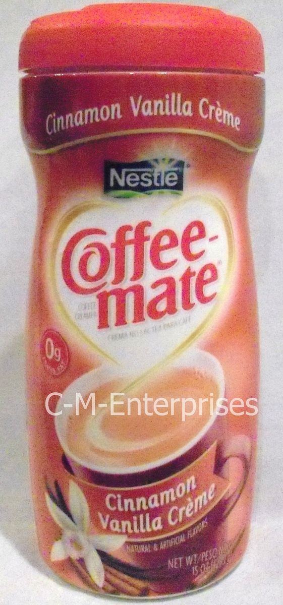 Nestle Coffee Mate Cinnamon Vanilla Creme Creamer 15 Oz