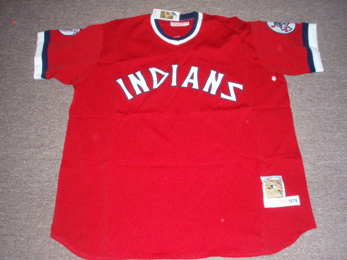  MLB Throwback 1974 Cleveland Indians Dennis Eckersley Jersey 60