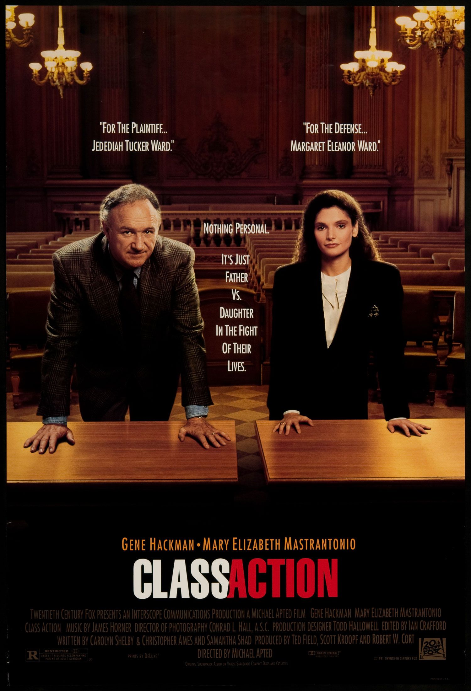 Class Action 1991 Original U s One Sheet Movie Poster