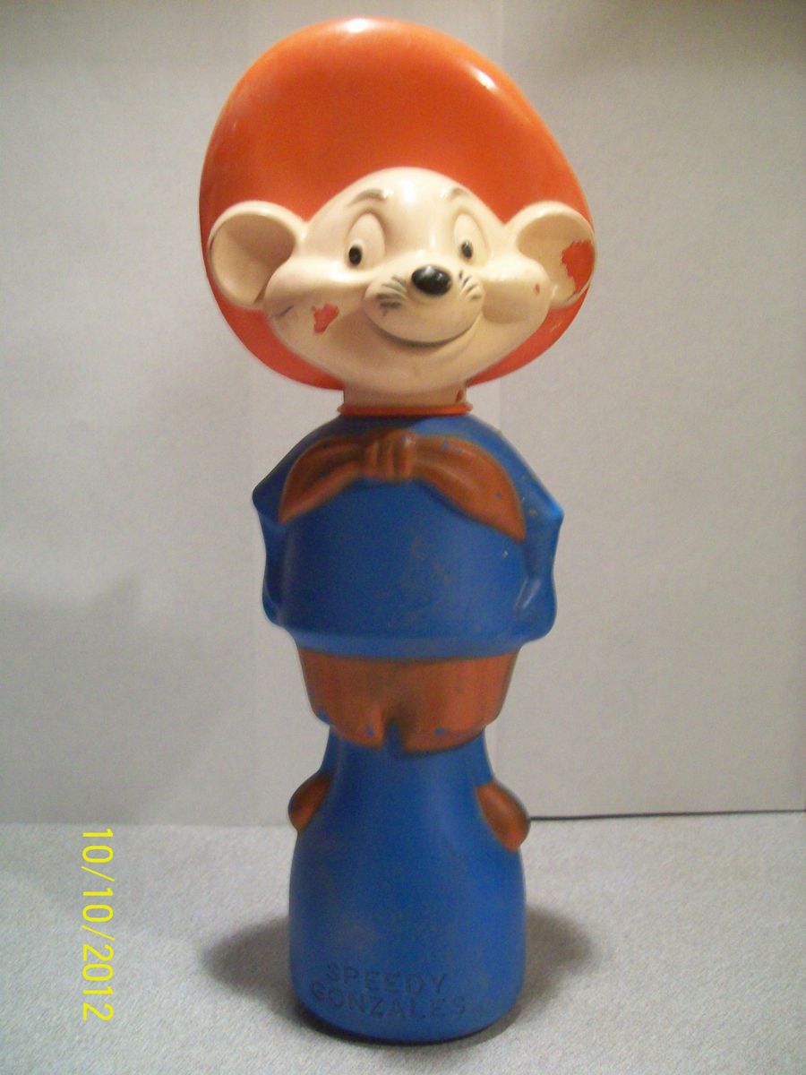  1960s Warner Bros. Speedy Gonzales Colgate Palmolive Co. Soaky Bottle