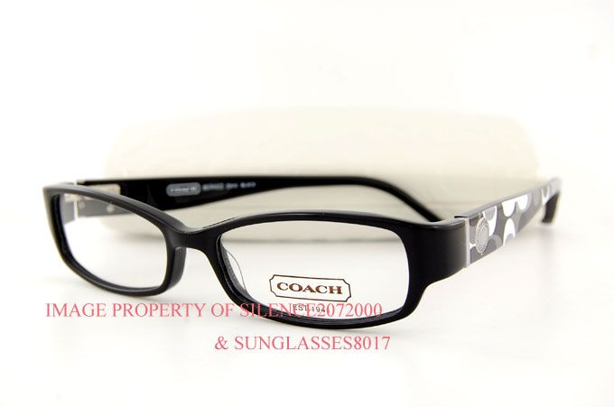 Brand New COACH Eyeglasses Frames 844 BERNICE BLACK Size 49 100%