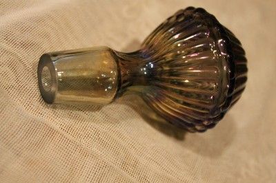  Carnival Glass RARE Smoke Grapes Wine Decanter 6 Stem Goblets