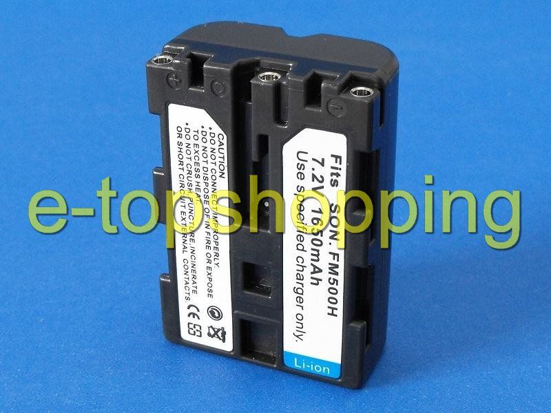 Battery Charger Sony NP FM500 NP FM500H NPFM500H BC VM10 BC VM10A BC