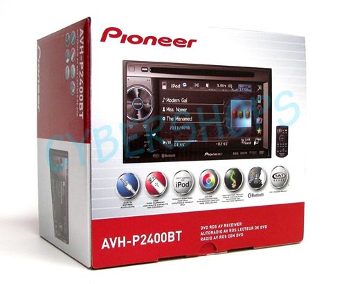  Double DIN DVD CD Receiver  I​pod iPhone U​sb Bluetooth