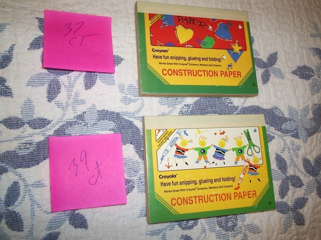 Vintage Mini Crayola Construction Paper Free s H