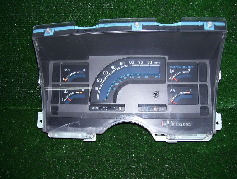 92 1992 Astro Safari Speedometer Cluster