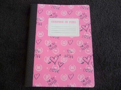 Victorias Secret Pink Dog Composition Notebook