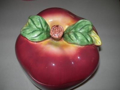 Collectible Apple Cookie Jar by Tender Heart Treasures