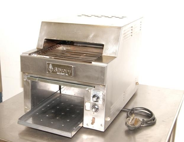 savory conveyor toaster rt 2vs 750 slices hour used savory