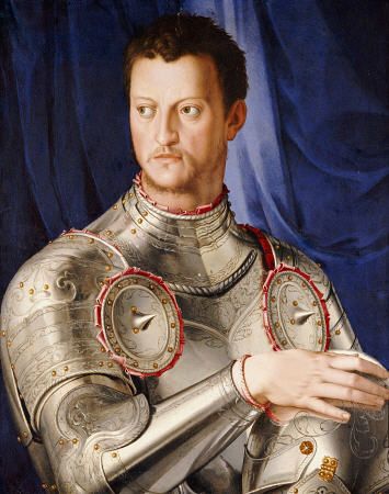 duke cosimo i de medici by agnolo bronzino studio of