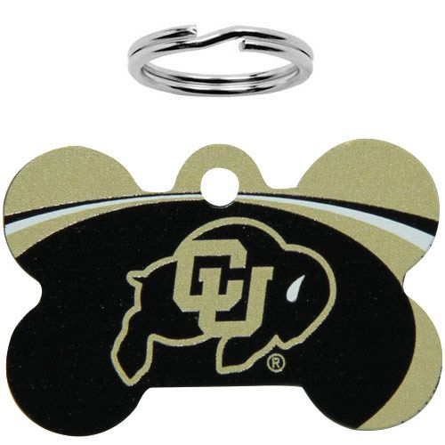 click an image to enlarge colorado buffaloes bone engravable pet id