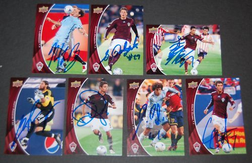 2010 MLS Colorado Rapids Signed Soccer Cards U Choose