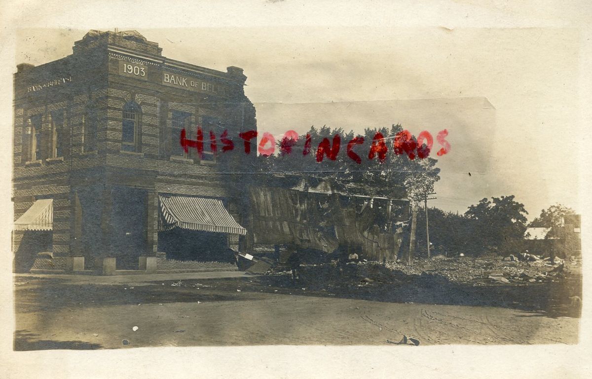  RP Belfast New York 1909 Bank Fire NY