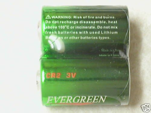 New Evergreen CR2 3V Lithium Battery EL1 KCR2 Photo