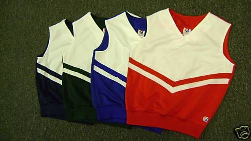  Brand New Cheerleading Uniform Ribbed Waistband Top