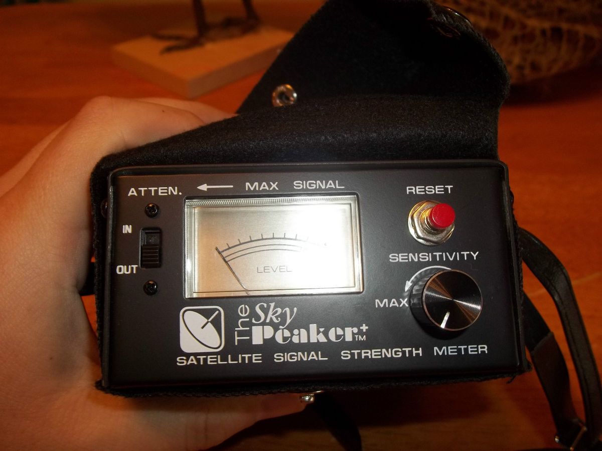 The Sky Peaker Satellite Signal Strength Meter Finder Locater