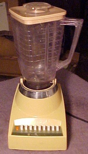 Vintage 70s Wizard Blender Model J 2234 w Lidded Pitcher