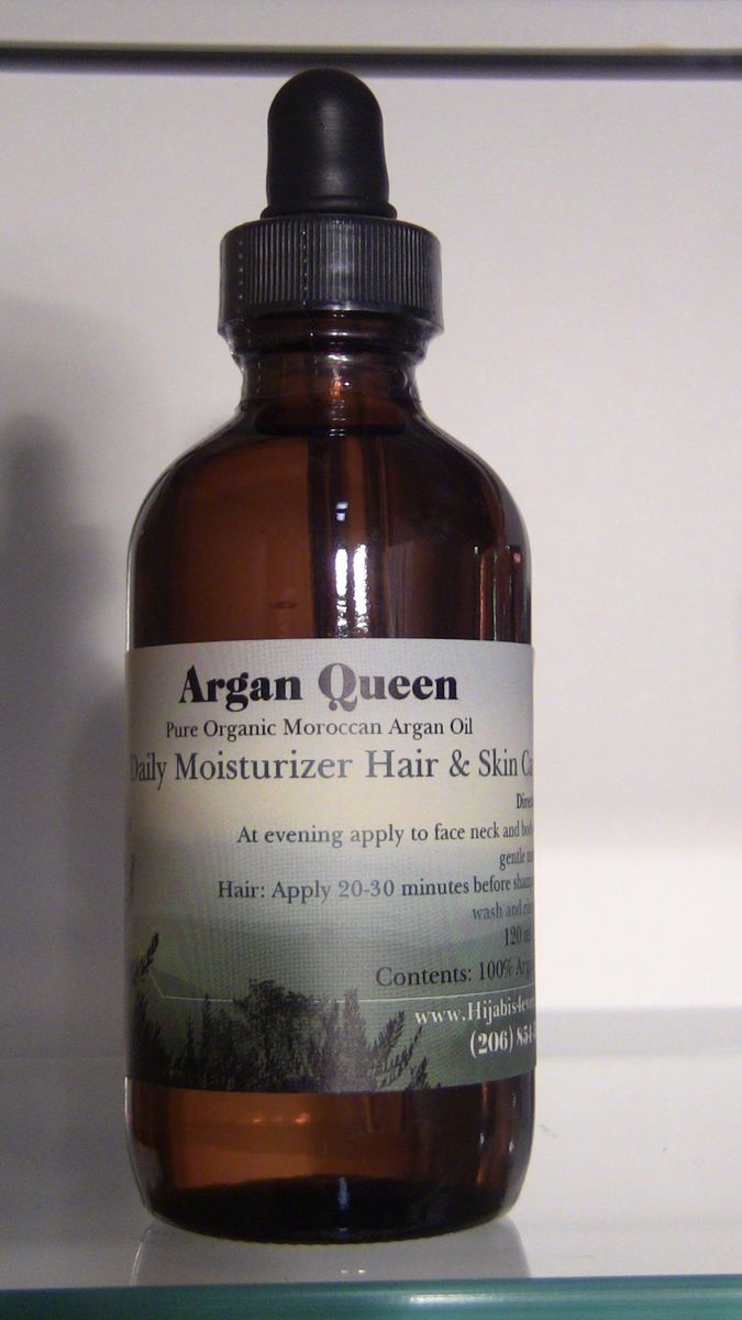 100% 4 OZ PURE ORGANIC MOROCCAN ARGAN Oil ANTIAGING COSMETIC OIL