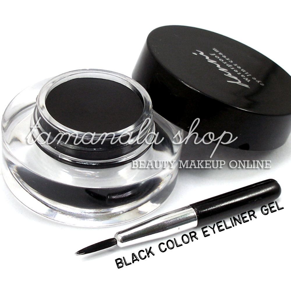  Color Eyeliner Cream Gel 5g Brush Set Makeup Cosmetic Tools New