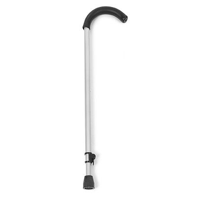 Invacare Silver Crook Handle Walking Cane Stick Pole X2