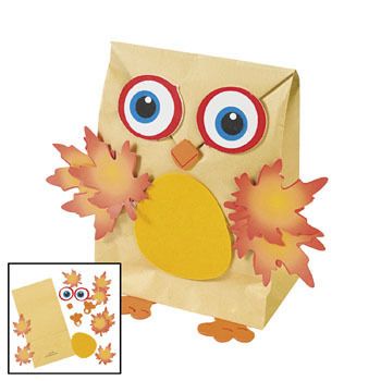 12 Hoot Owl Nature Bag Craft Kits Kids Crafts