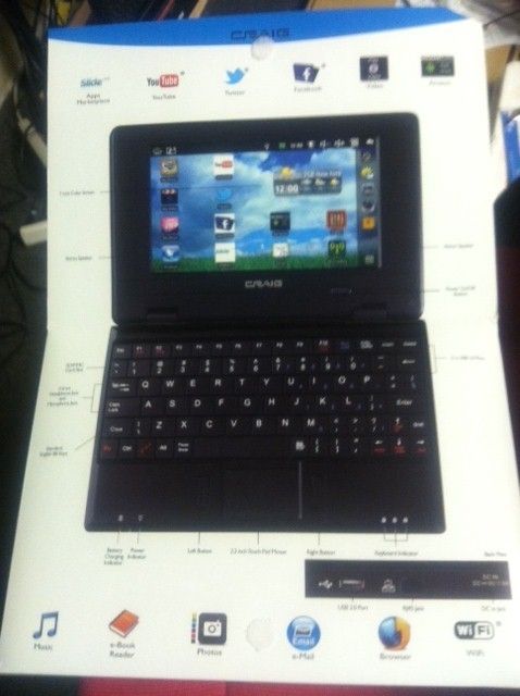  Craig 7" Wireless Netbook