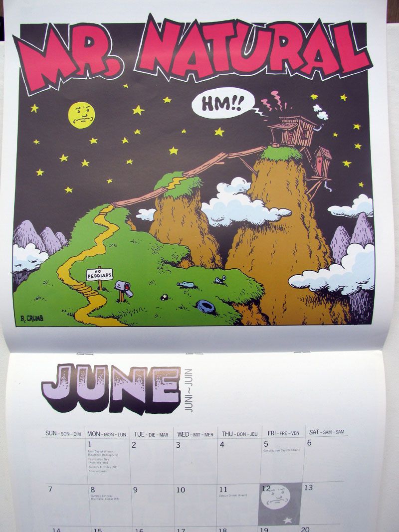 Crumb Calendar 1998 Never Used Mr Natural The Gang