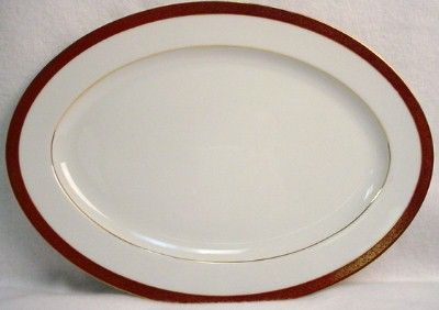 Crown Empire China Empress pttrn Meat Serving Platter