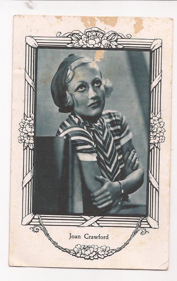 Joan Crawford Vintage 1920s Advertising Card 3 5X5