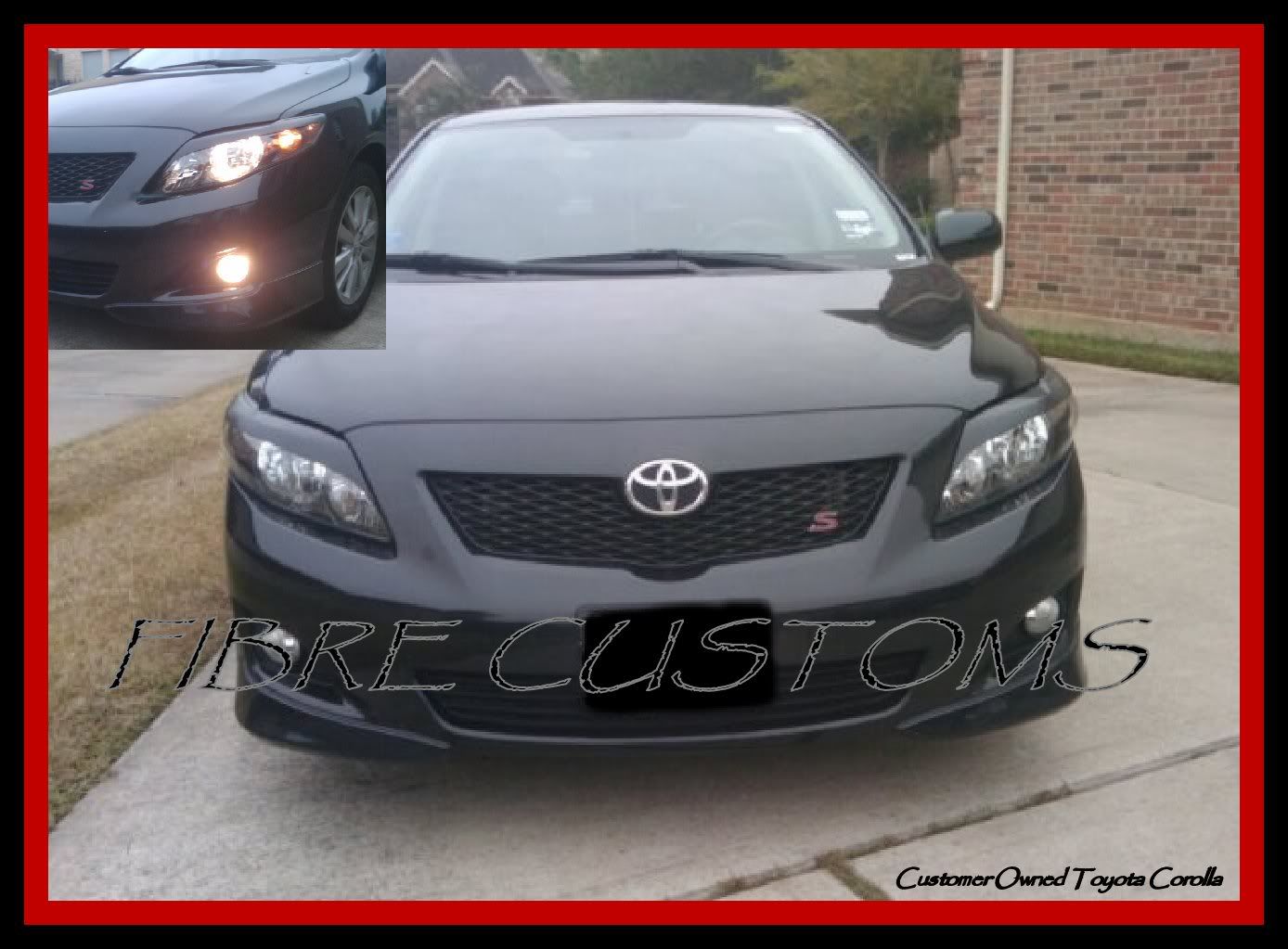 Corolla Eyelids 2009 09 10 Toyota Headlight Grille