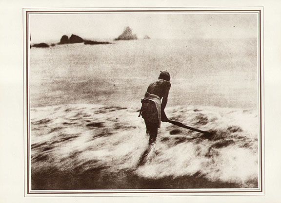 Edward Sheriff Curtis Print The SMELT Fisher Yurok Indian