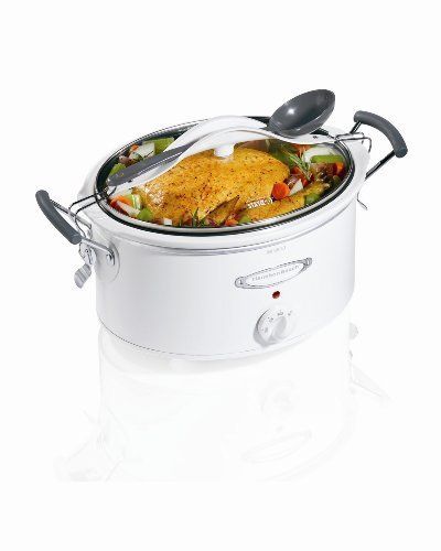 Hamilton Beach Oval Slow Cooker Crock Pot 6 Qt