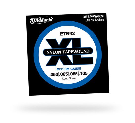 Addario ETB92 Nylon Tapewound Bass Strings 50 105