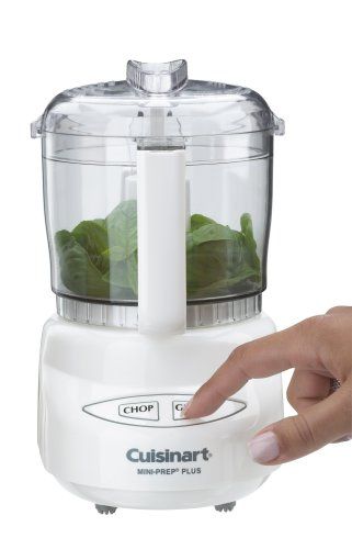 Cuisinart DLC 2AW Mini Prep Plus Food Processor White 086279000309