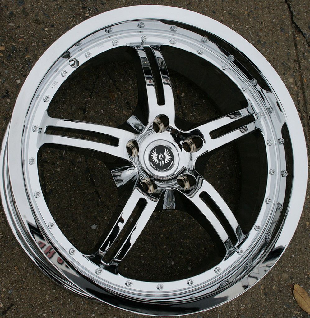  FACE 18 CHROME RIMS WHEELS CAMARO TRANS AM 93 01 / 18 x 8.5 5H +38