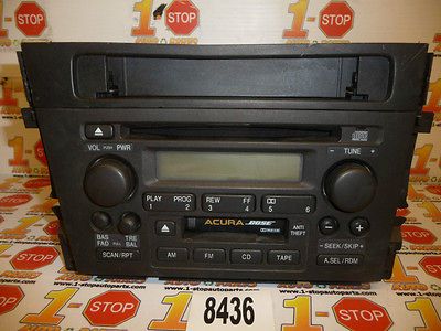 00 01 ACURA TL BOSE RADIO AM/FM CD & CASSETTE PLAYER 2TB0 OEM