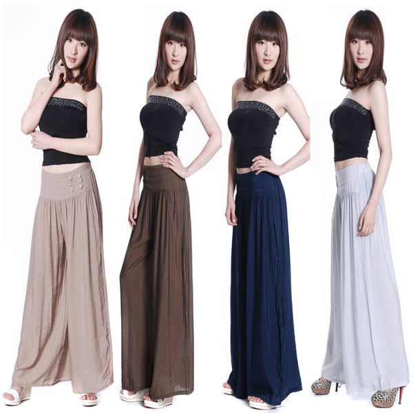 2012  Korean Version Fashion Wide Leg Pants Casual Pants Culottes H497