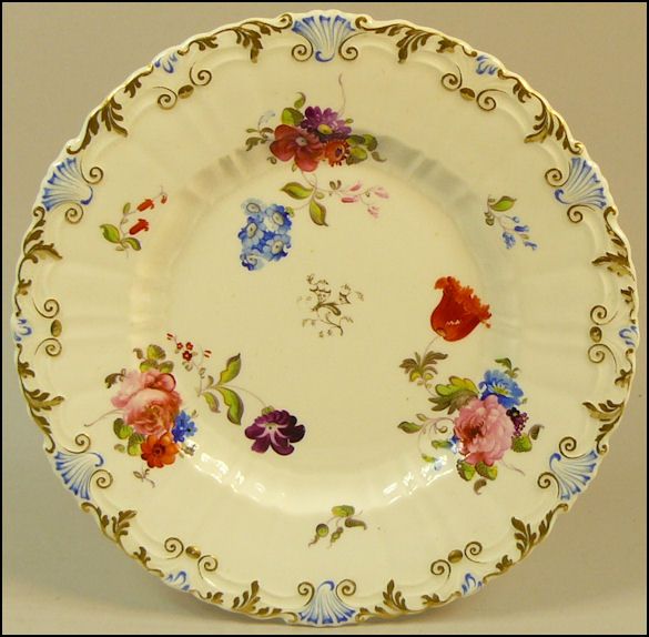 ANTIQUE H & R DANIEL PORCELAIN CABINET PLATE C.1835 NR