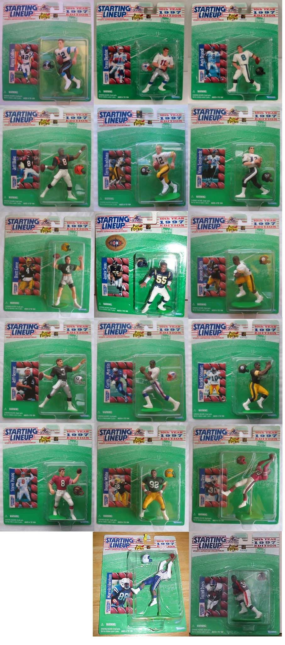 1997 97 Starting Lineups SLU Football Lot 40 Figure Lot