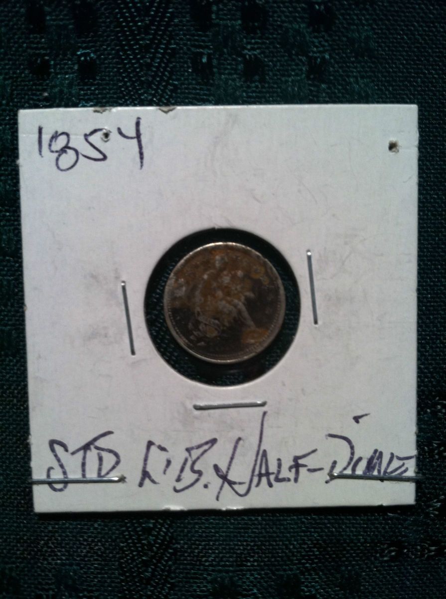 1854 Seated Liberty Half Dime